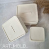 قالب گچی شکلات خوری چهار گوش در سه سایز بدون درب ( آرت مولد )