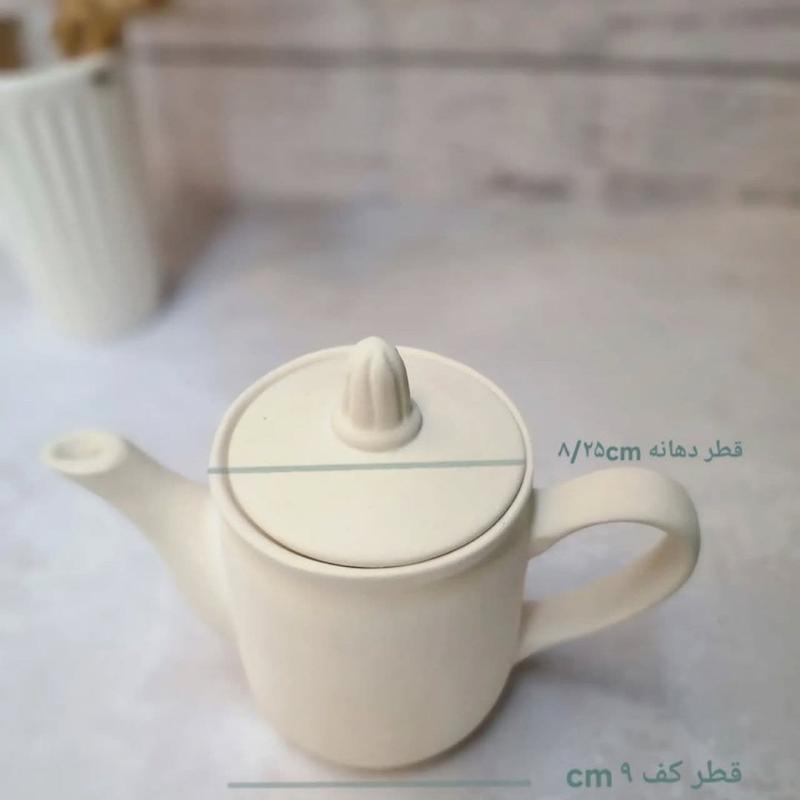 قالب گچی قوری دسته و لوله متصل ( آرت مولد )