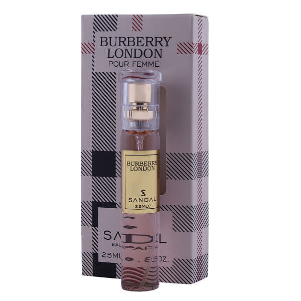 عطر جیبی زنانه صندل باربری لندن Burberry Londonحجم 25 میل