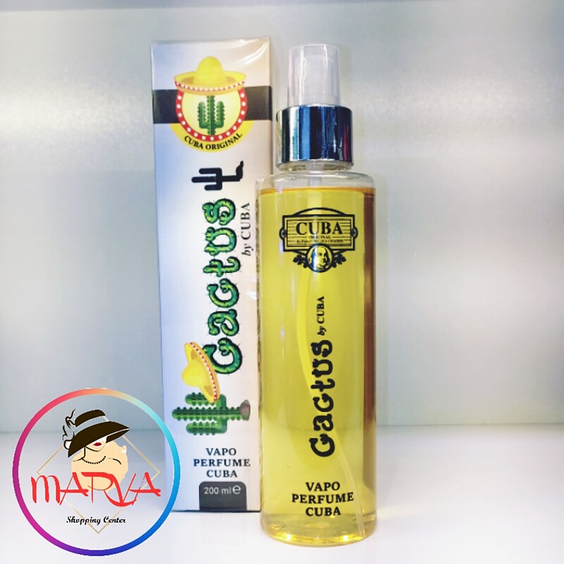 بادی اسپلش مردانه کوبا مدل کاکتوس Cuba Vapo Perfume Cactus حجم 200 میلی