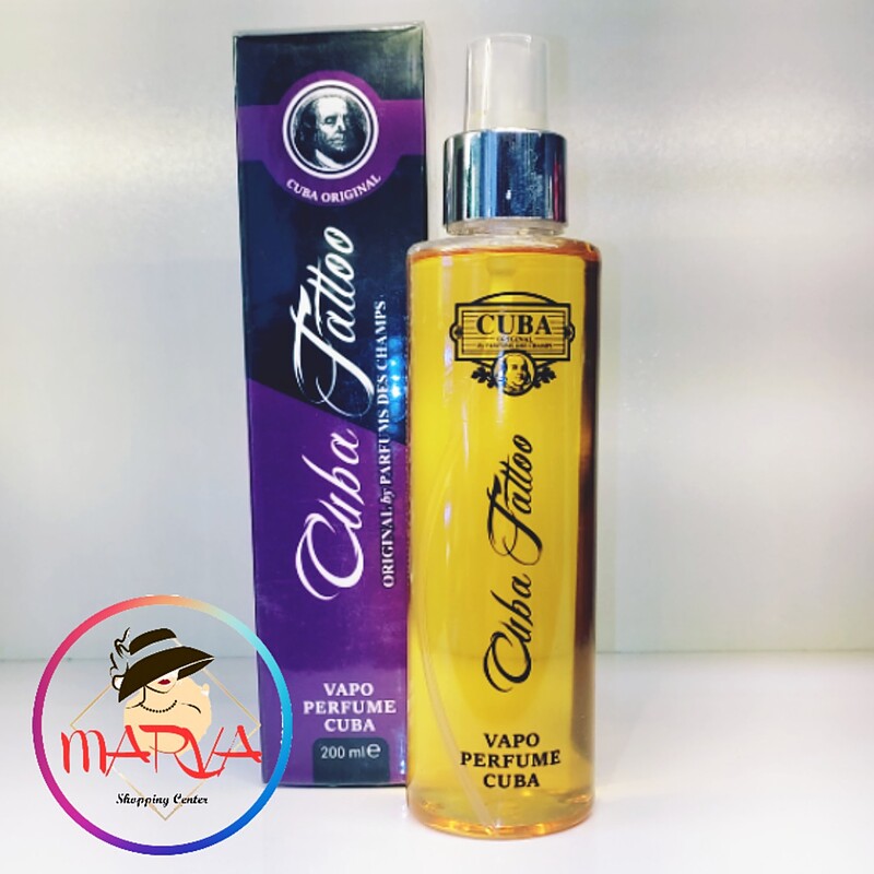 بادی اسپلش زنانه کوبا مدل تاتو Cuba Vapo Perfume Tatto حجم200 میلی