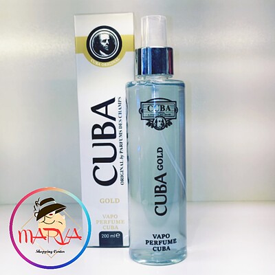 بادی اسپلش مردانه کوبا مدل گلد Cuba Vapo Perfume Goldحجم 200 میلی