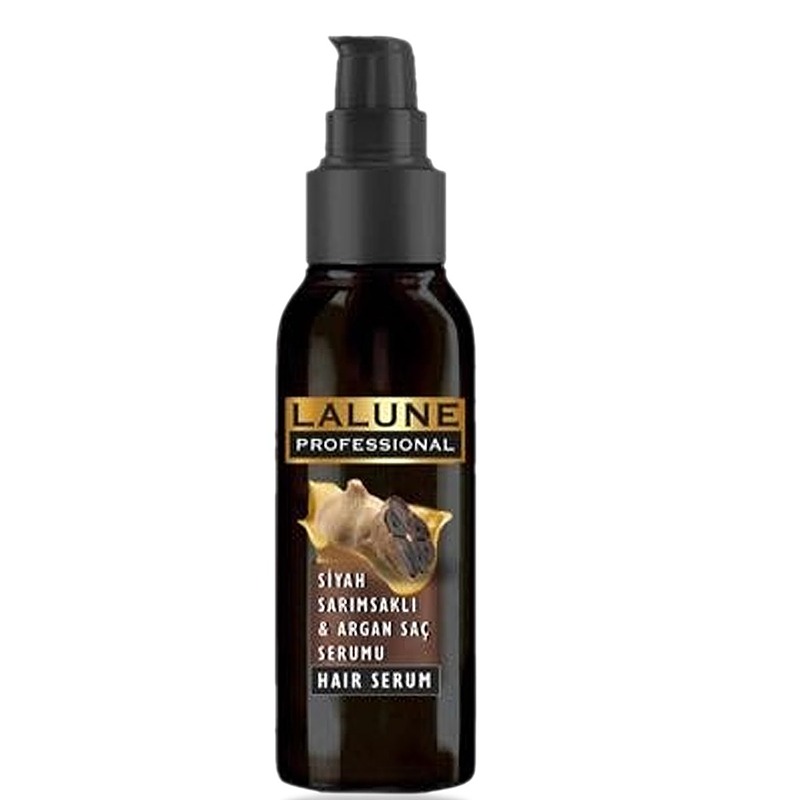 سرم مو آرگان و عصاره سیر سیاه لالون Lalune Hair Serum