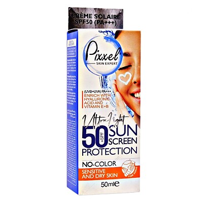 ضد آفتاب بدون رنگ پیکسل SPF50