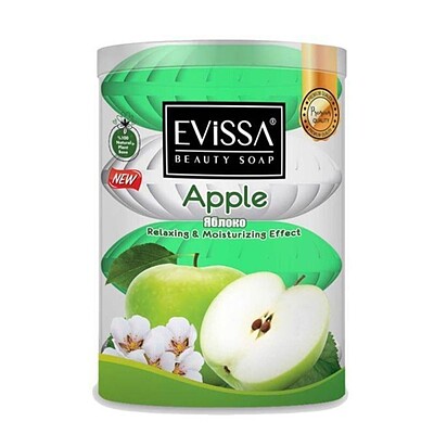 صابون لیوانی EVISSA اویسا با رایحه سیب وزن 440گرم بسته 4 عددی