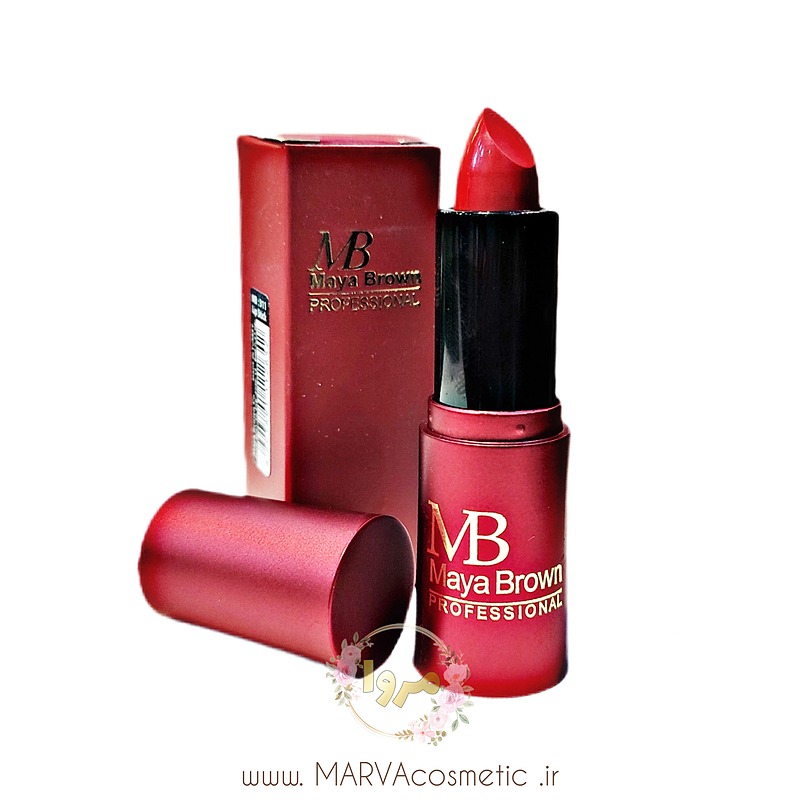 رژ لب جامد مات 24 ساعته مایا براون MB Mayabrown Lipstick