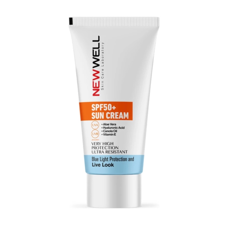 کرم ضد آفتاب بی رنگ نیوول | NEWWELL SUN CREAM SPF50