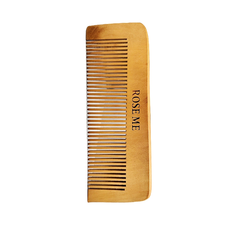 شانه چوبی رزمی مدل مستطیلی | Rose Me Wood Comb