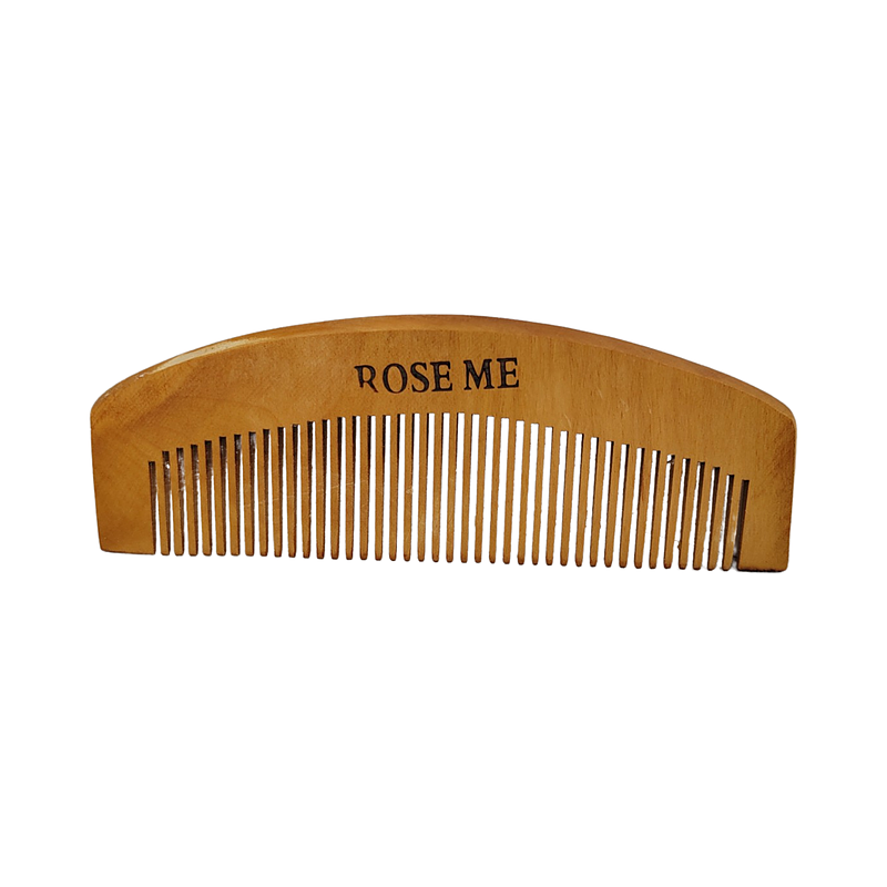 شانه چوبی رزمی مدل هلالی | Rose Me Wood Comb