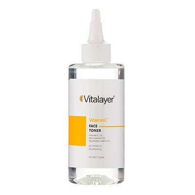 تونر ویتامین سی ویتالیر حجم 200میل | Vitalayer Vitamin C Face Toner 