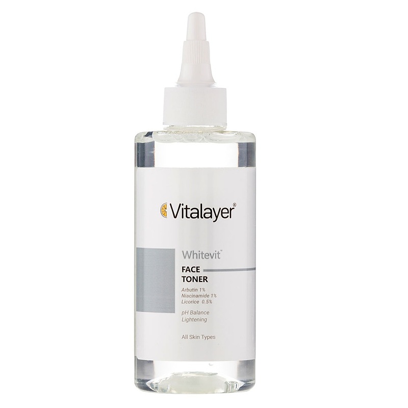 تونر روشن کننده و ضد لک صورت ویتالیر  | Vitalayer Whitevit Face Toner 