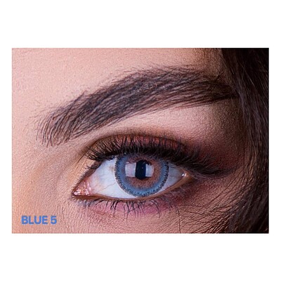 لنز رنگی گلامور آبی شماره 5 | Glamour Color Lenses