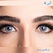 لنز رنگی گلامور آبی شماره 4 | Glamour Color Lenses