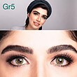 لنز رنگی گلامور سبز شماره 5 | Glamour Color Lenses