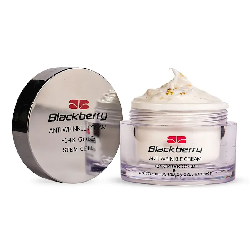 کرم فوق آبرسان و جوانساز بلک بری حاوی سلول بنیادی و طلای 24 عیار