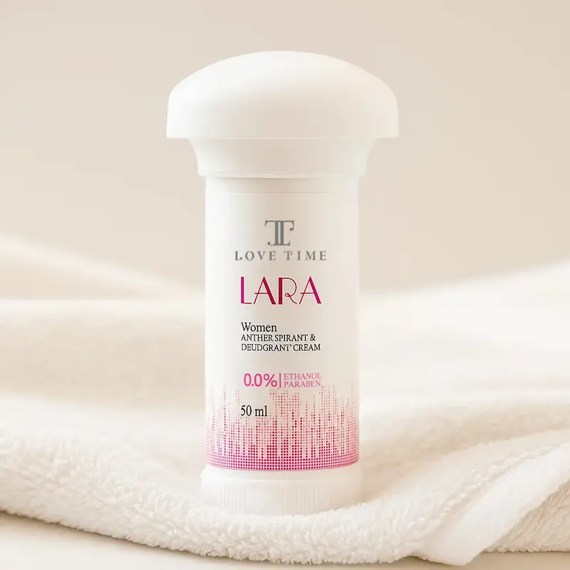 کرم دئودورانت و ضد تعریق لاو تایم مدل لارا زنانه 50میل