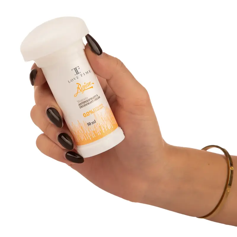 کرم دئودورانت و ضد تعریق لاو تایم مدل روژان زنانه 50 میل