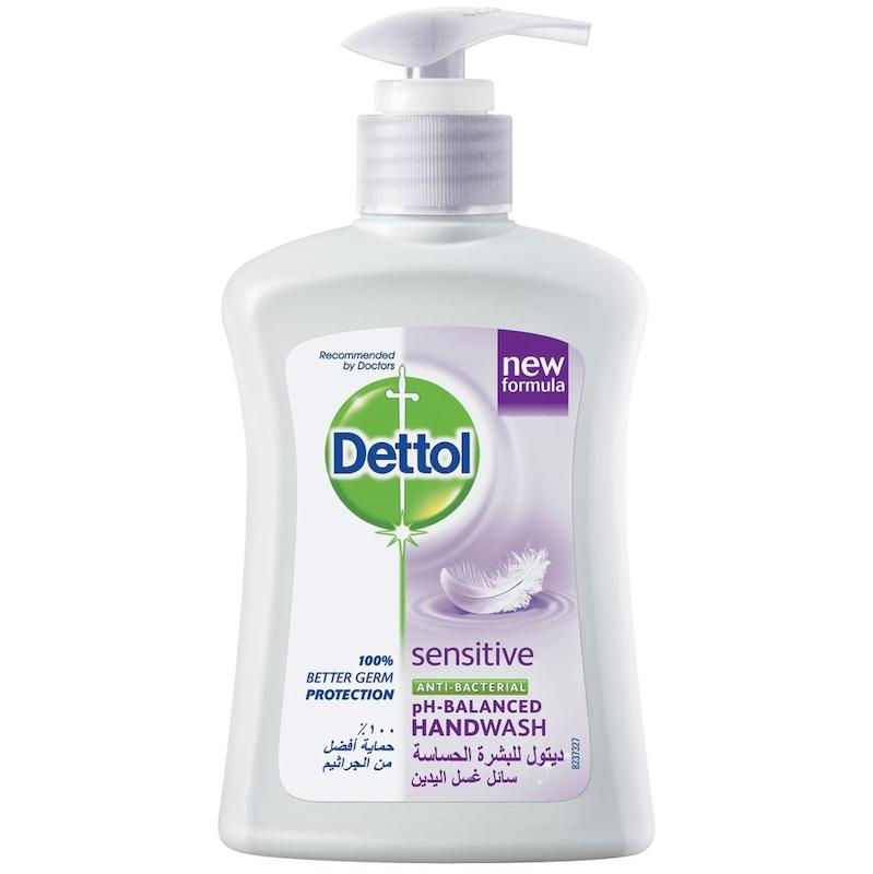 مایع دستشویی دتول مدل Sensitive حجم 210 میلی‌لیتر