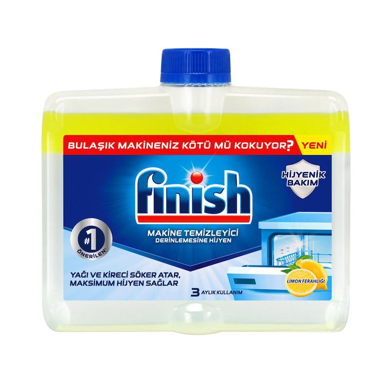 مایع جرم گیر ماشین ظرفشویی فینیش دوفاز مدل لیمویی حجم 250 میلی‌لیتر
