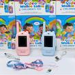 بیسیم تصویری واکی تاکی کودک دو عددی | Video Walkie Talkie  | دوربین دار با تماس تصویری، پیام‌رسان و بازی