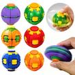 اسپینر مغناطیسی چراغدار مدل توپ چرخشی و ‌تاشو ضد استرس| Decompression Spinning Bal
