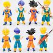 فیگور دراگون بال مجموعه ۴ عددی Dragon Ball  ا