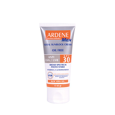 کرم ضدآفتاب SPF30 آقایان آردن