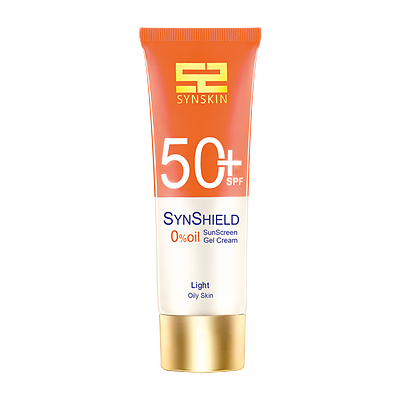  ژل کرم ضد آفتاب +SPF50 فاقد چربی بژ روشن ساین اسکین