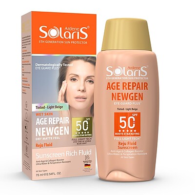 ضد آفتاب ضد چروک رنگی ایج ریپیر نیوژن ( بژ روشن ) +SPF 50