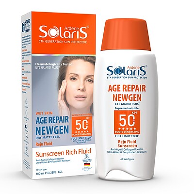 ضد آفتاب ضد چروک فاقد رنگ ایج ریپیر نیوژن ( بی رنگ ) +SPF 50