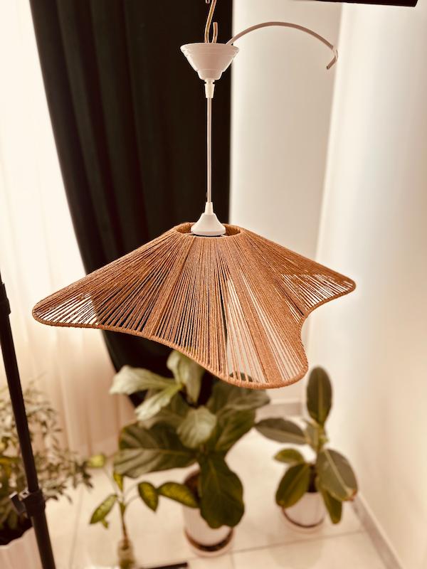 لوستر رافیا مدل شبدر