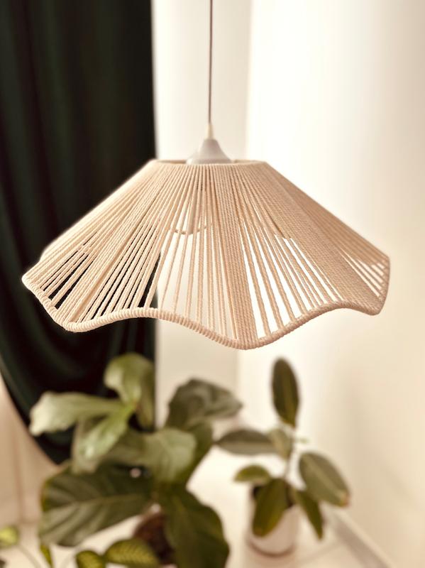 لوستر مکرومه مدل موج