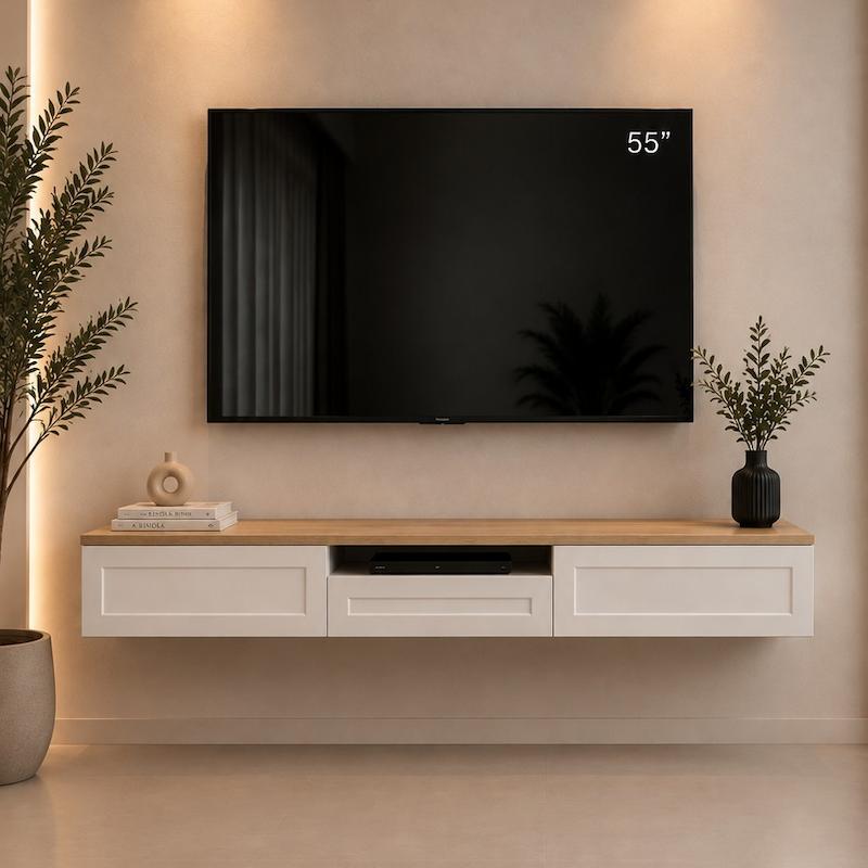 میز تلویزیون دیواری نئوکلاسیک