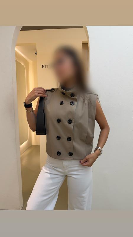 وست کوتاه زارا