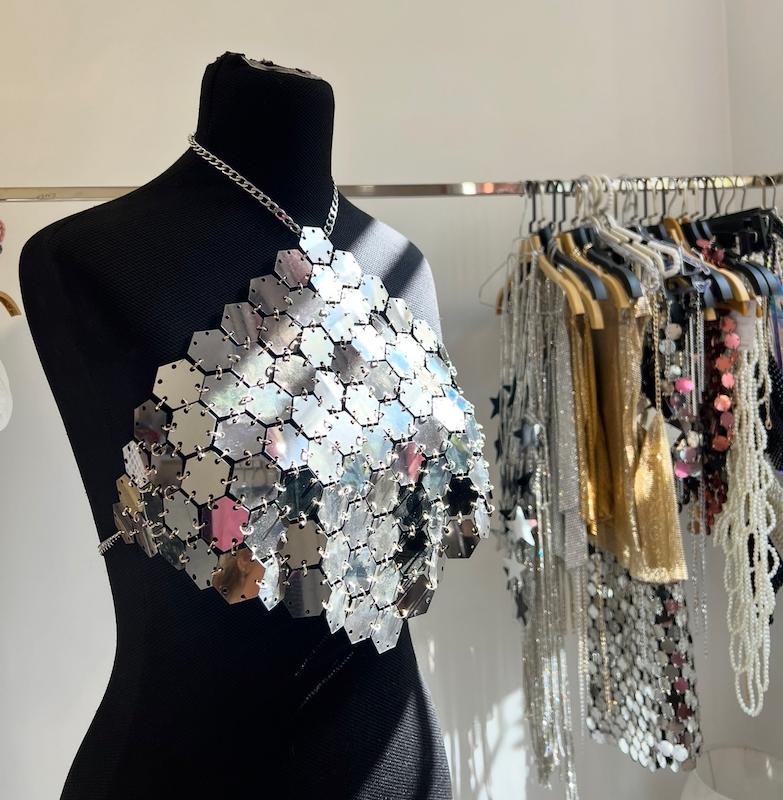 تاپ آینه ای شش ضلعی