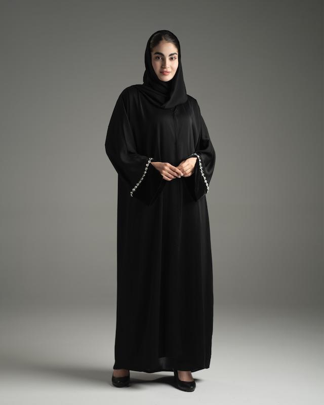 عبای سنگدوزی مخمل