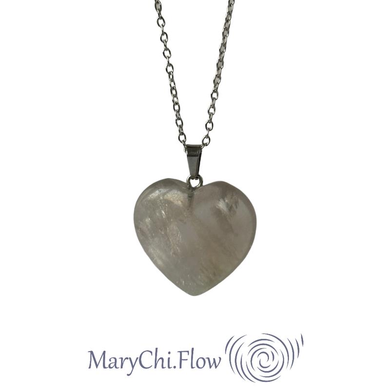 آویز قلب فلوریت سبز