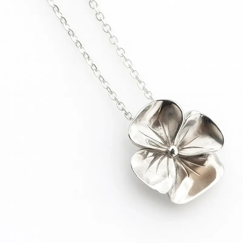 گردنبند گل بنفشه 