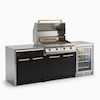 باربیکیو استیل با درب کابینت آهن