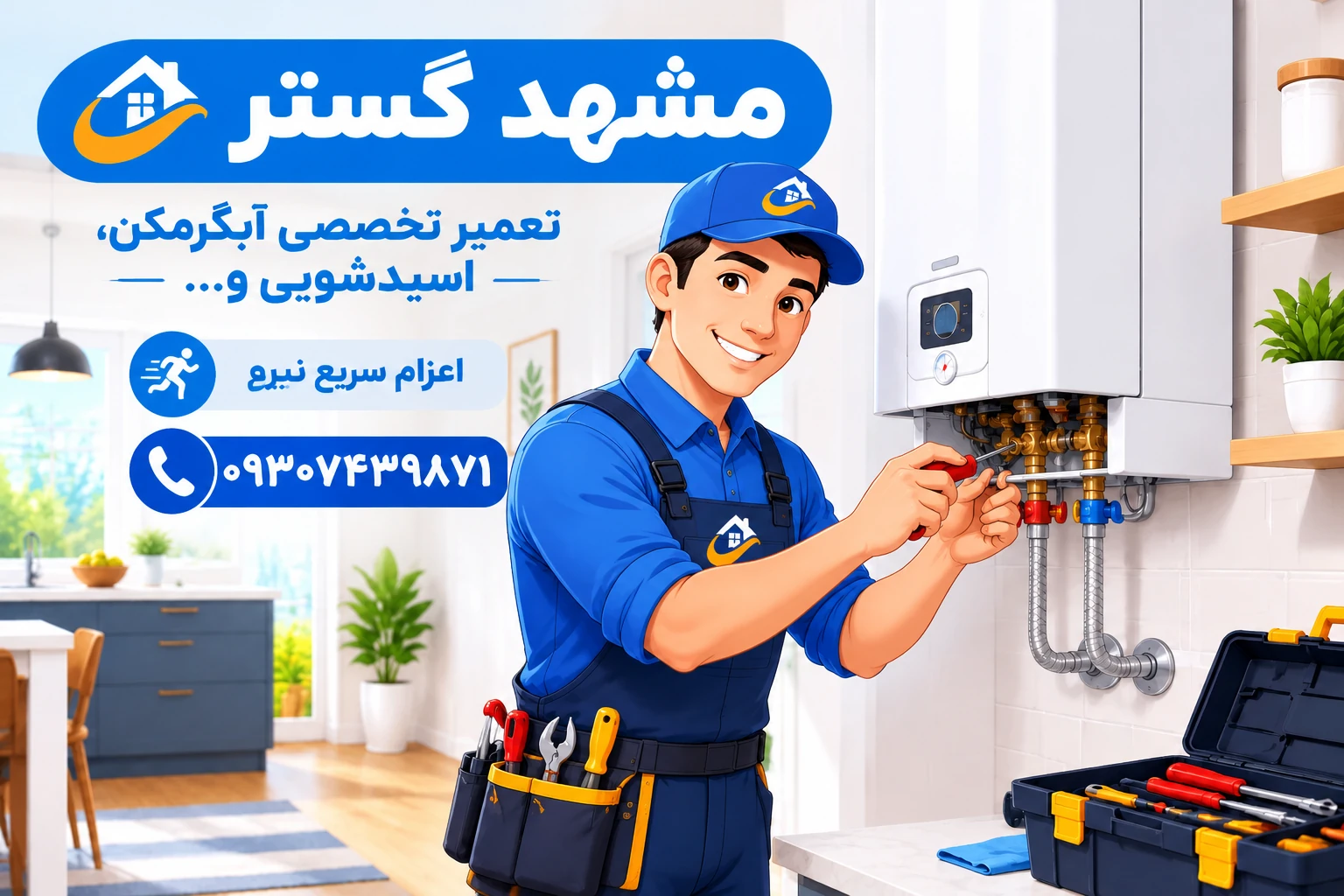 تعمیرات ابگرمکن بوتان