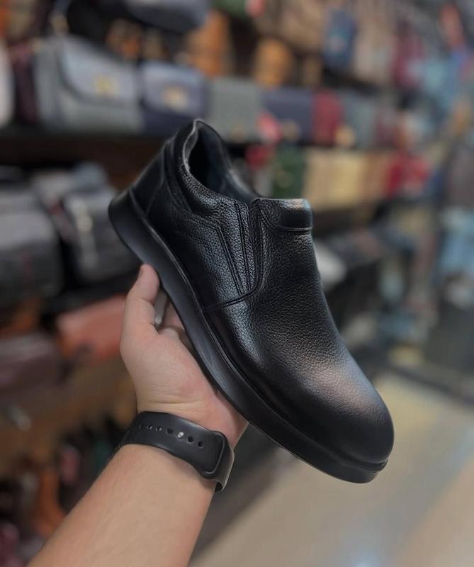 کفش چرم طبی مردانه کد7504