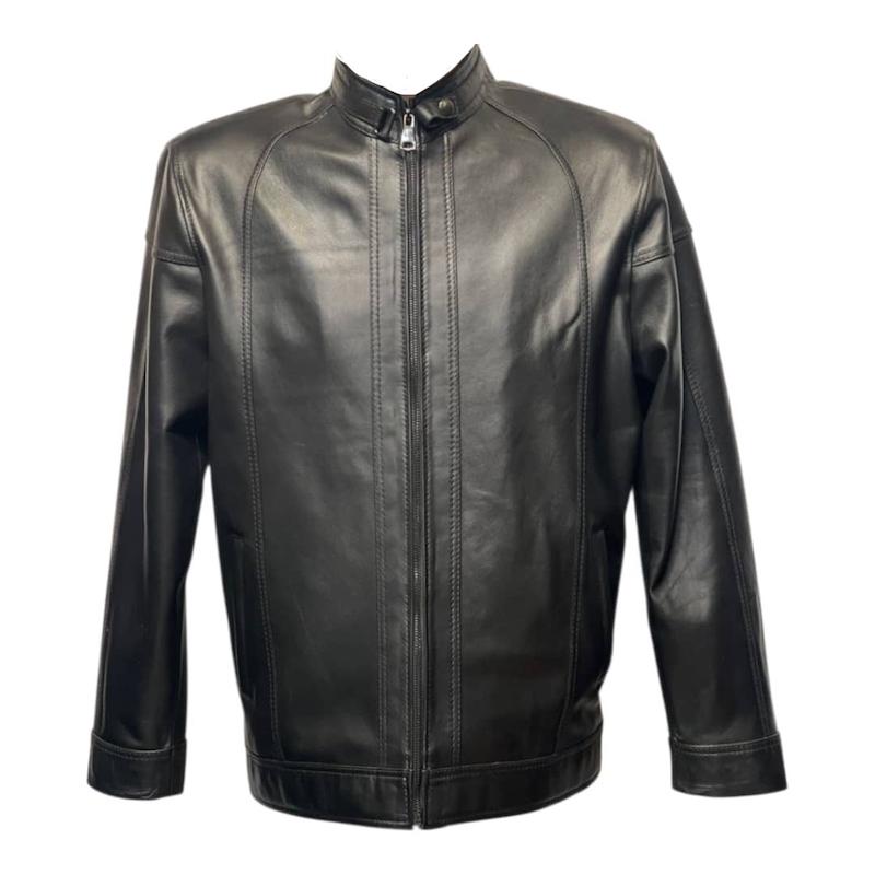 کاپشن چرم مردانه مدل جورج