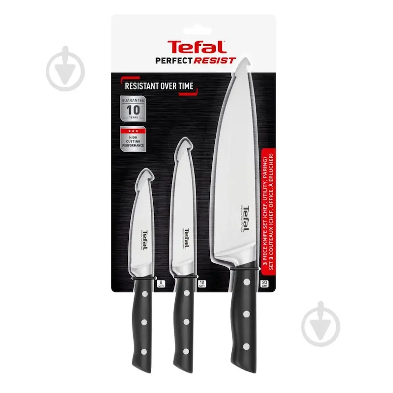 ست ۳ تکه چاقوی آشپزخانه Tefal Ice Force K2323S74 / K2323S