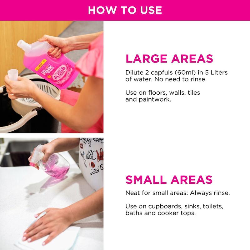 شوینده کف و سطوح The Pink Stuff