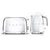 ست کتری و توستر اسمگ استیل کروم SMEG Chrome Breakfast Set