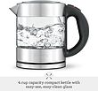 Breville the Compact 1 Litre Kettle (Clear) کتری برقی برویل