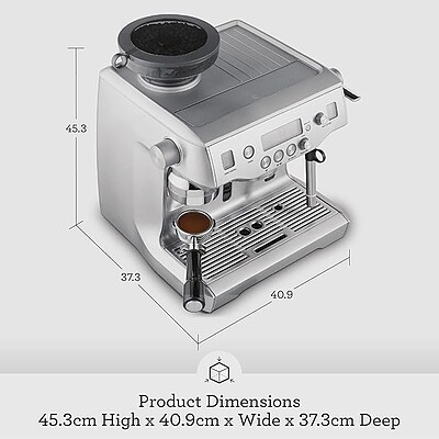 Sage - The Oracle, Bean to Cup Coffee Machine  SES980BSS