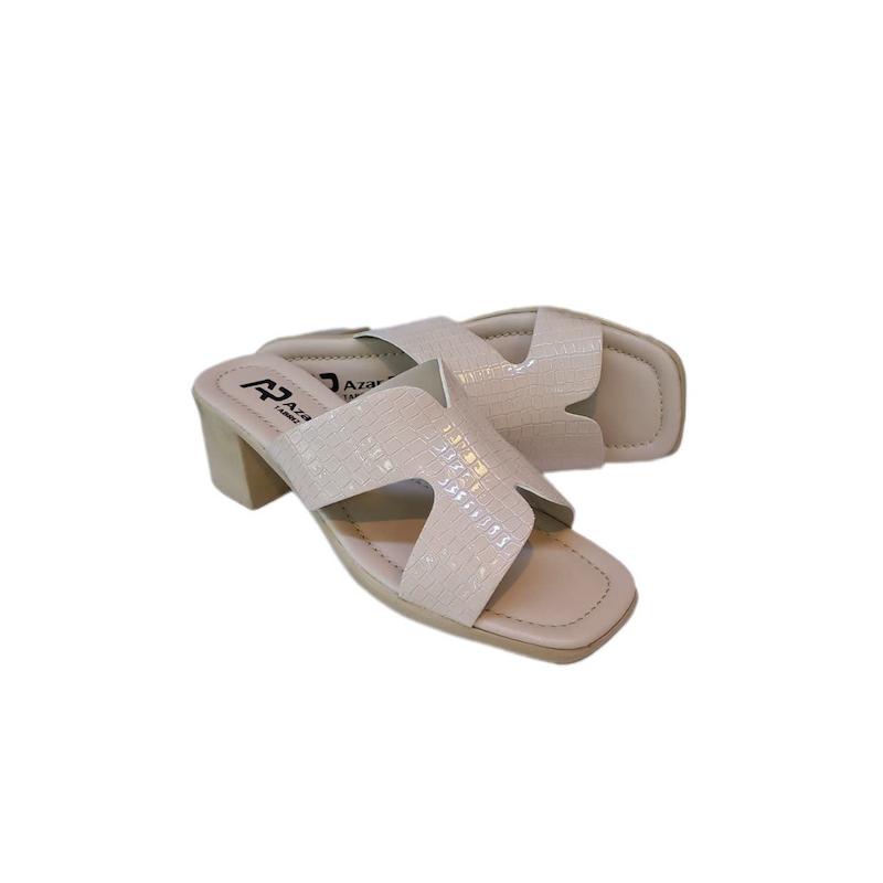 صندل مجلسی زنانه هرمس پاشنه دار سنگی