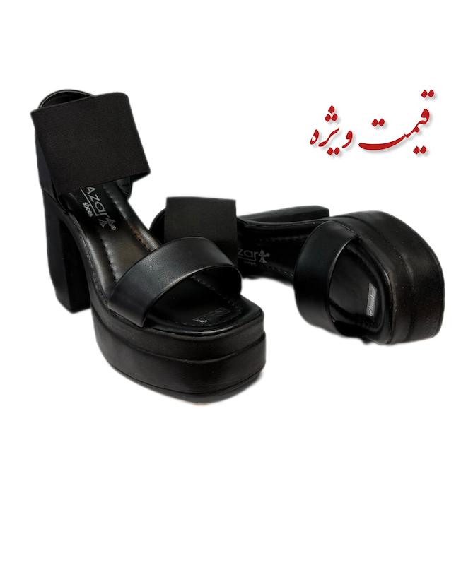صندل مجلسی زنانه بندی پاشنه دارجلو کش