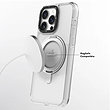 قاب یانگکیت YOUNGKIT مدل Crystal Non-Yellowing 360° Rotation Ring Stand  همراه با مگ سیف -  Youngkit Crystal Non-Yellowing 360° Rotation Ring Stand Iphone Case With MagSafe